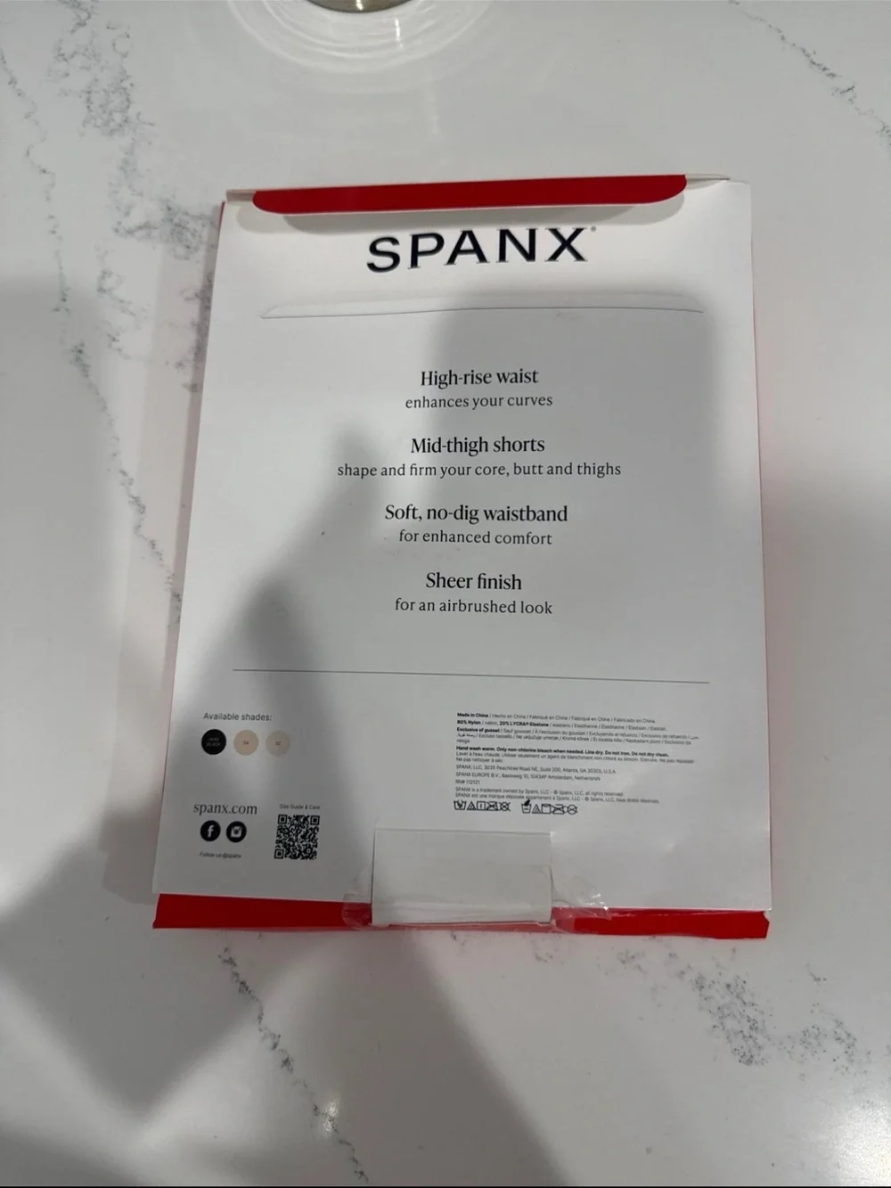 SPANX NIB high waisted mid thigh, shaping sheers Size A